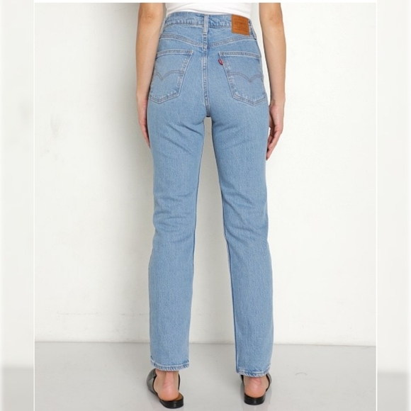 Levi's 70's High Rise Slim Straight Jean Women's Size 18W Premium Denim 30" L - Picture 13 of 15